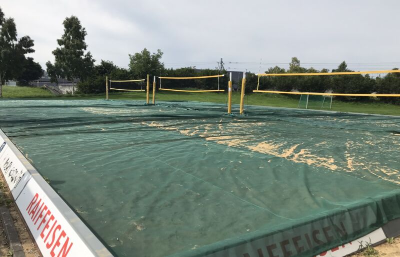 Beachvolleyball-Abdecknetz Bronschhofen 3