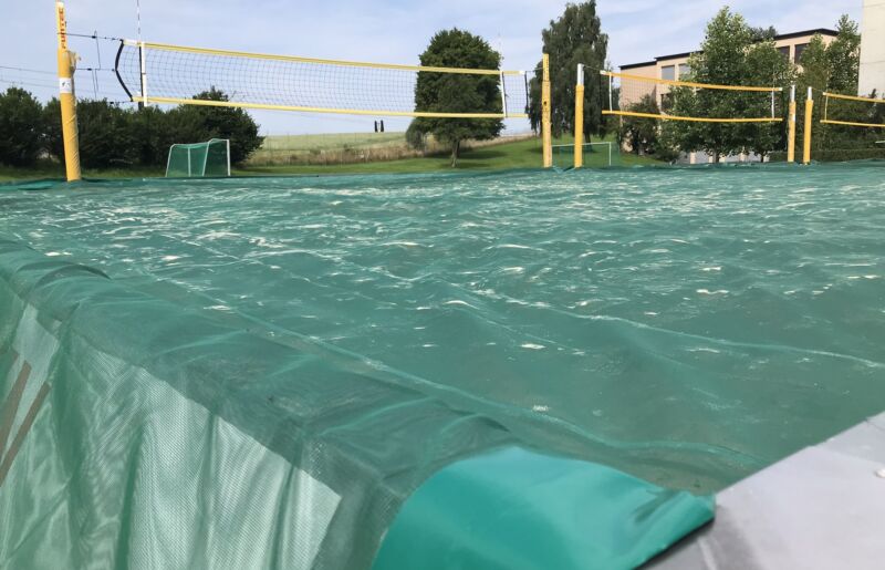 Beachvolleyball-Abdecknetz Bronschhofen 2